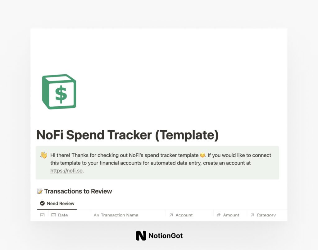 NoFi - Personal Finance and Budgeting With Automated Data Entry
