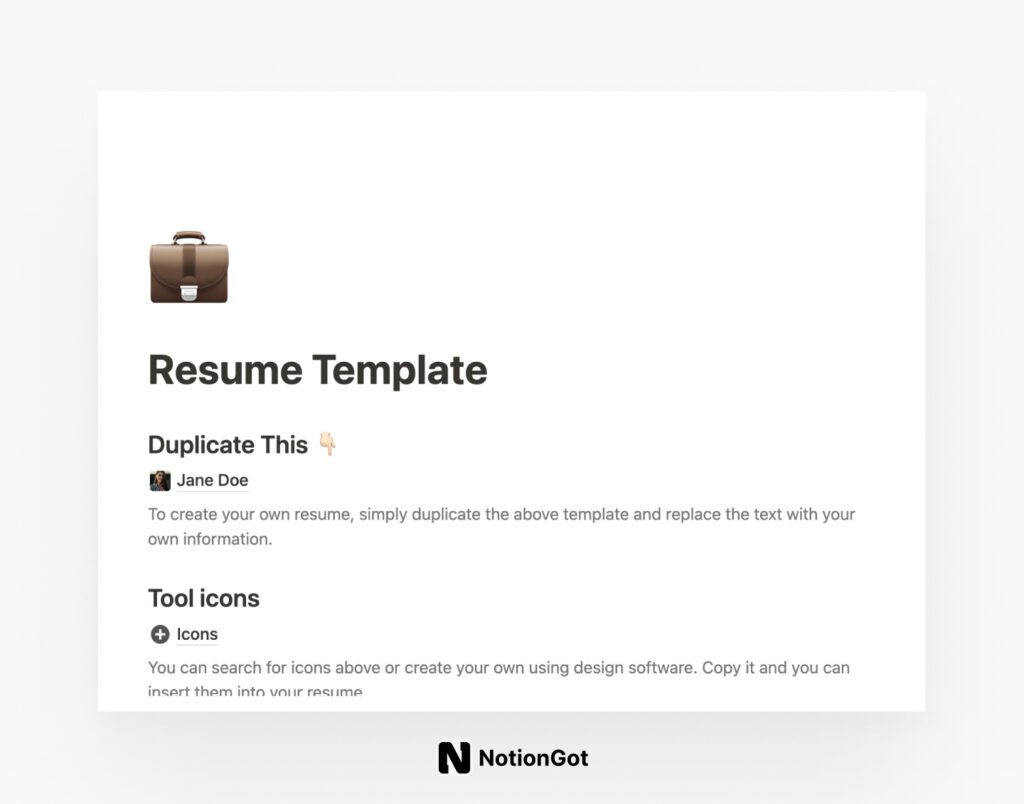 Designer Resume / CV