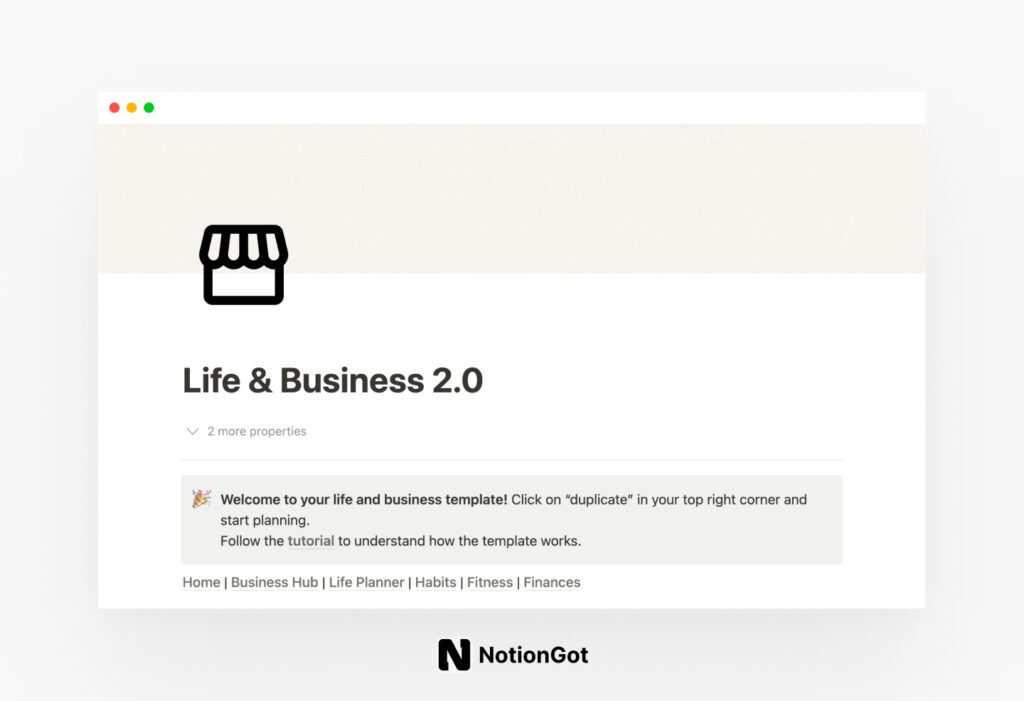 Life and Business Planner 2.0