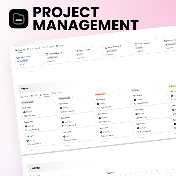 Free Notion Project Management