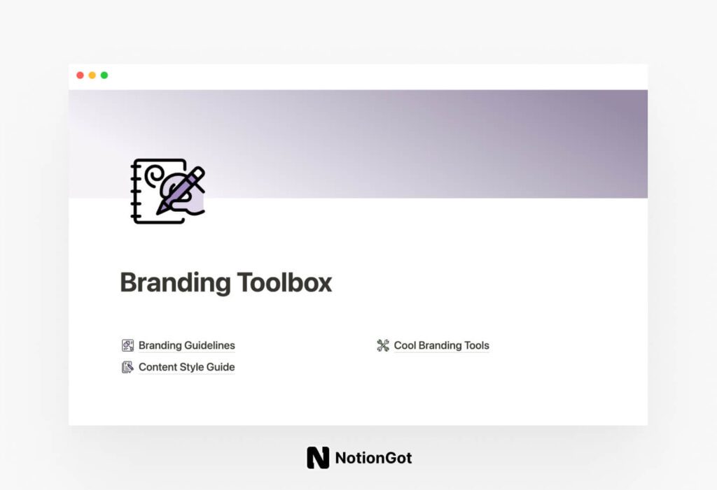 Branding toolbox