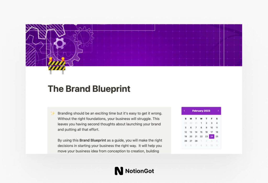 The Brand Blueprint Workbook