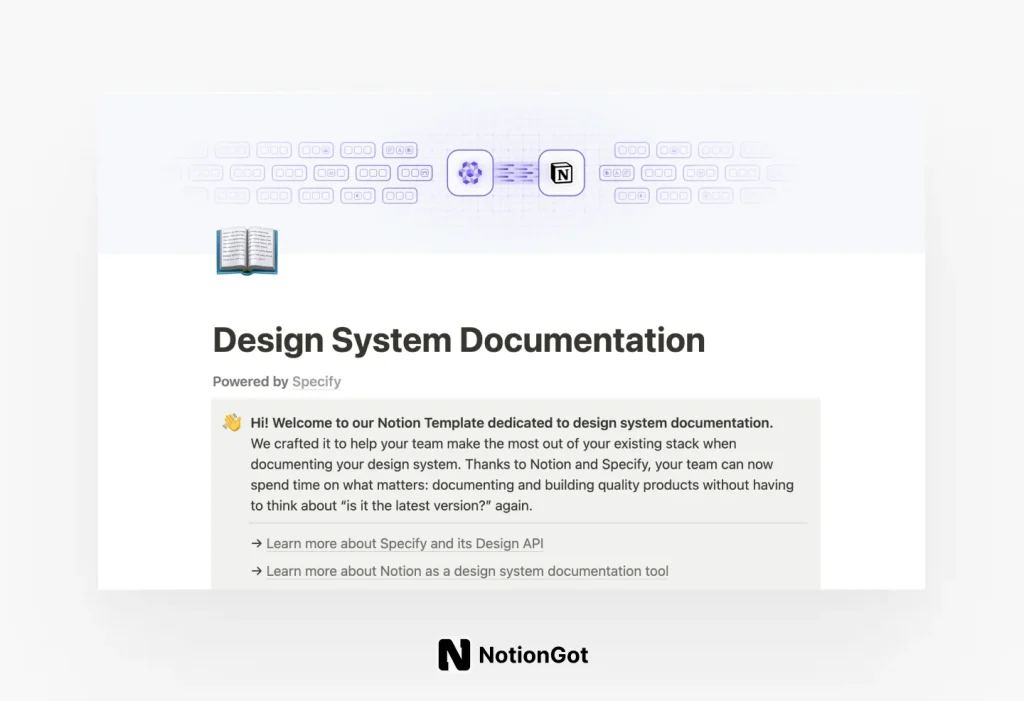 Specify Design System Documentation