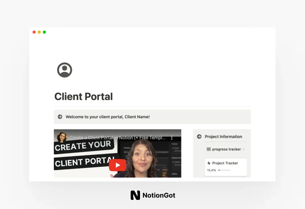 Client Portal Template