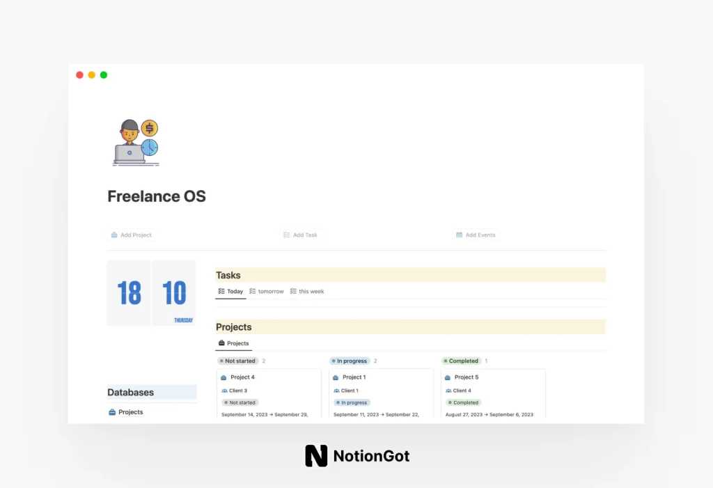 Notion Freelance OS Template