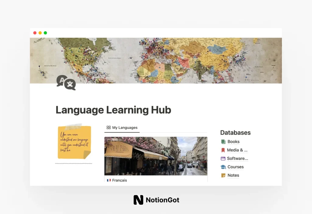Language Learning Hub