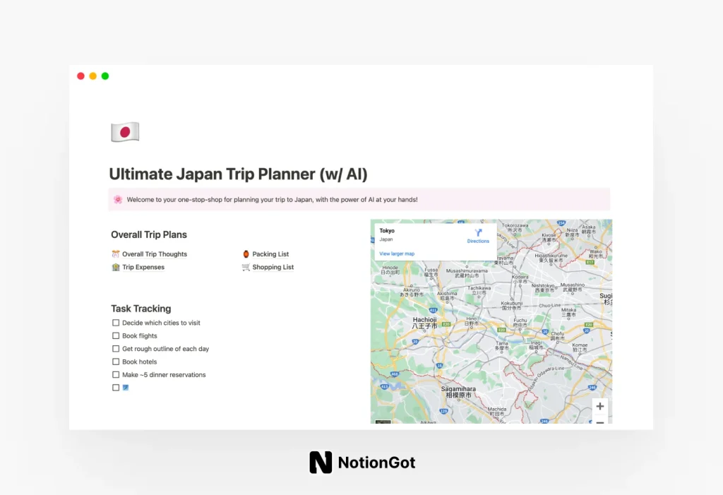 AI-Powered Japan Trip Planner