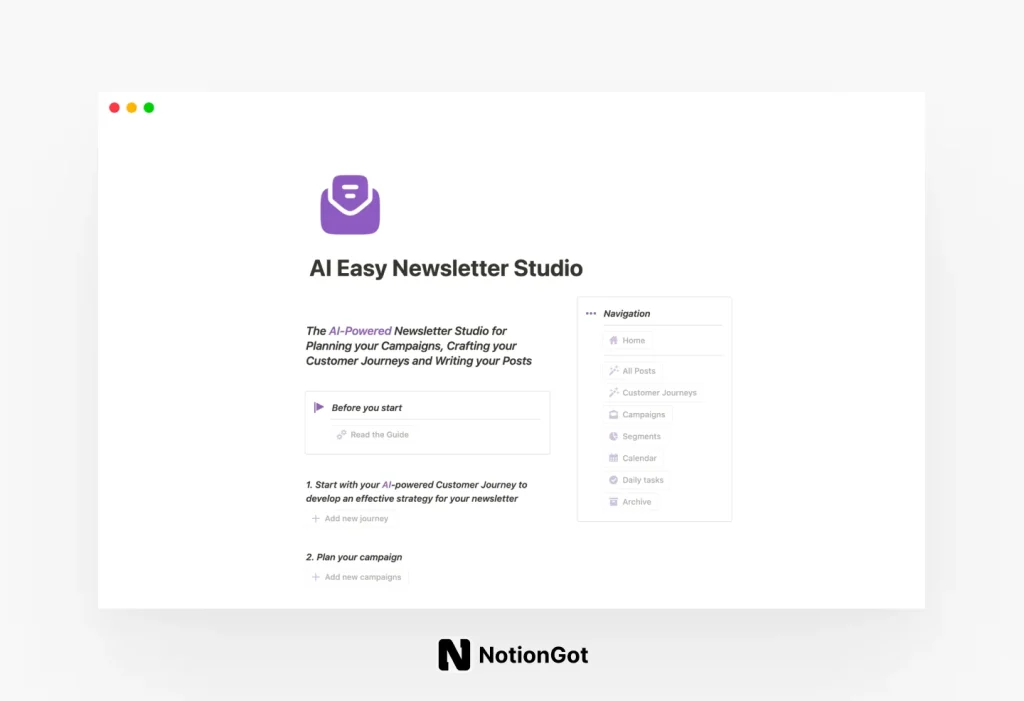 AI Easy Newsletter Studio
