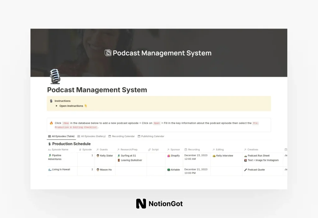 Podcast Management System