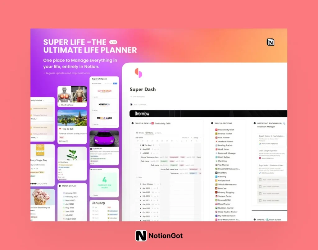 Ultimate Life Planner for Notion