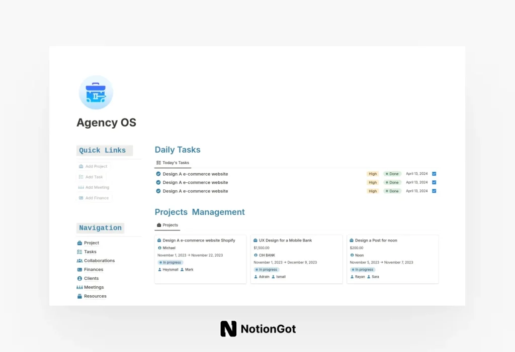 Agency OS for Notion