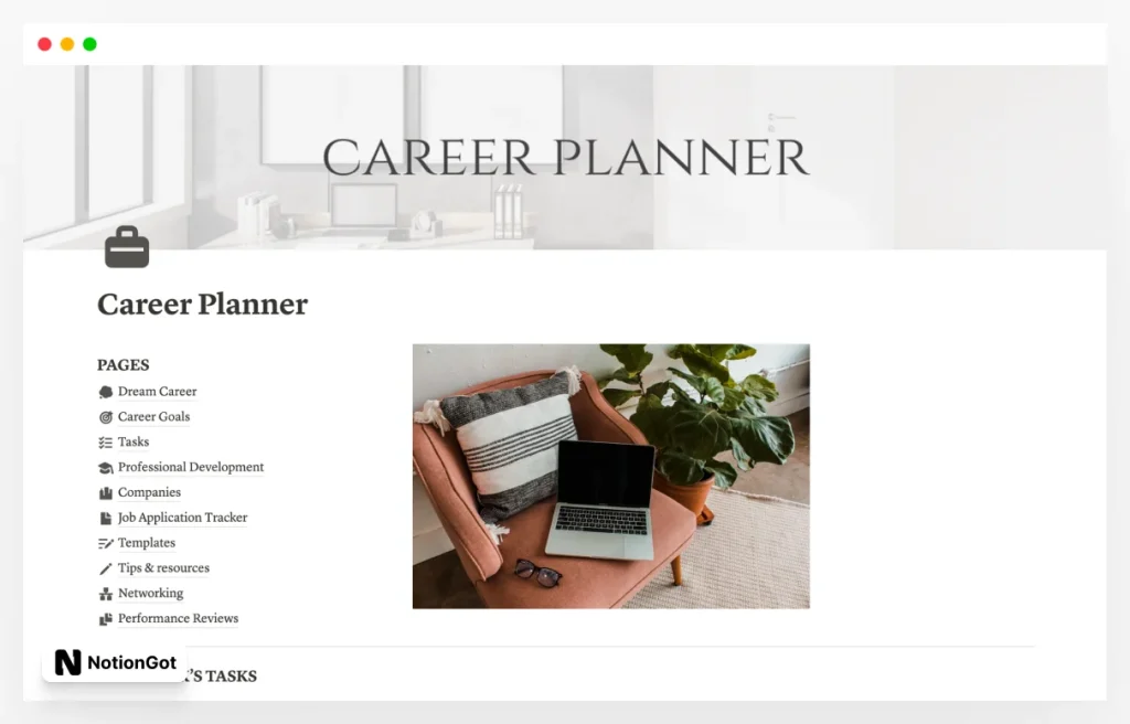 Notion Career Planner Template