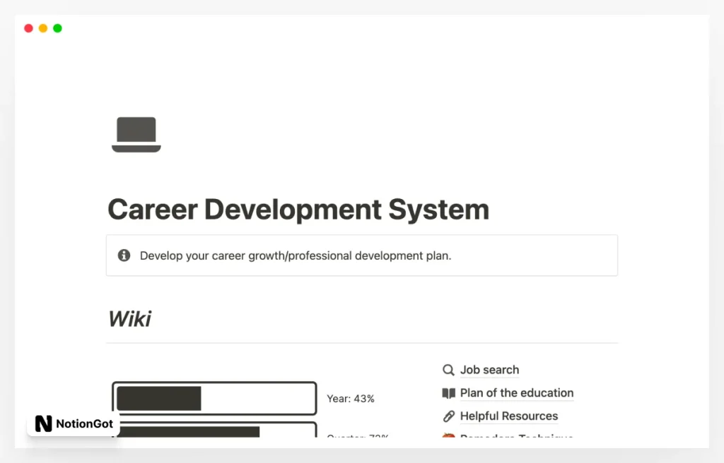 Career Development System