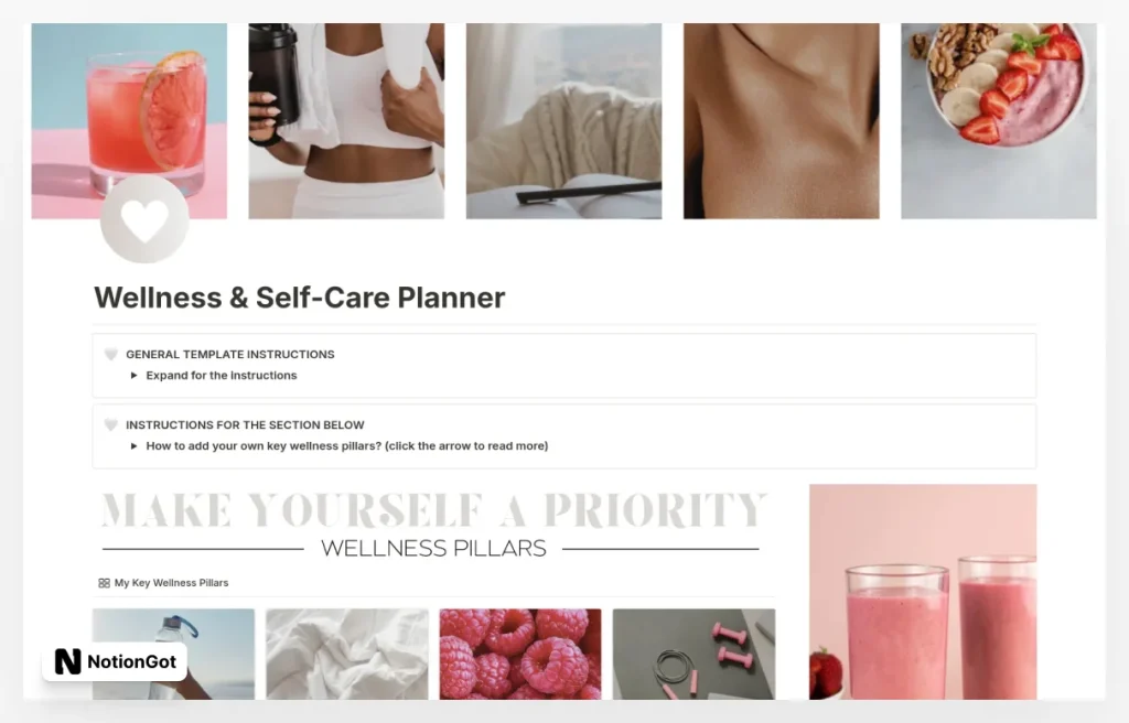 Wellness & Self-Care Planner