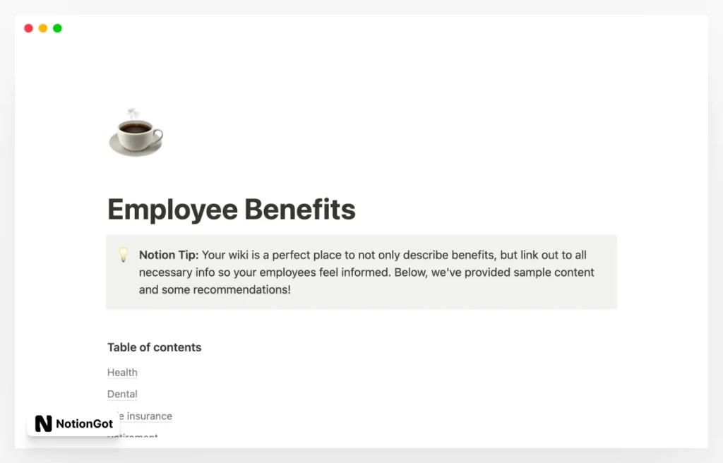 Employee Benefits