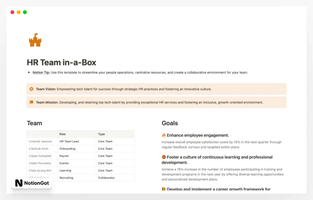 HR Team in-a-Box