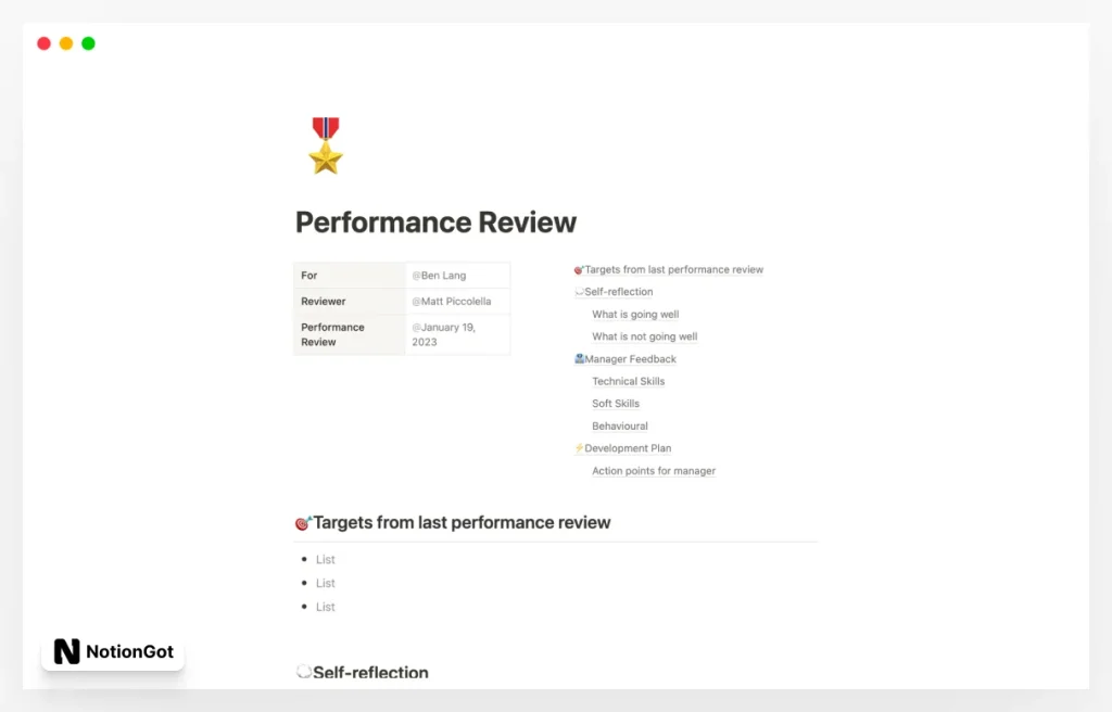 Performance Review